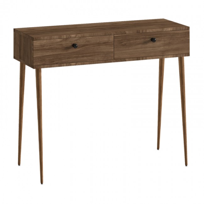 Alis Megapap melamine sideboard in walnut color 110x29x88cm.