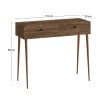 Alis Megapap melamine sideboard in walnut color 110x29x88cm.