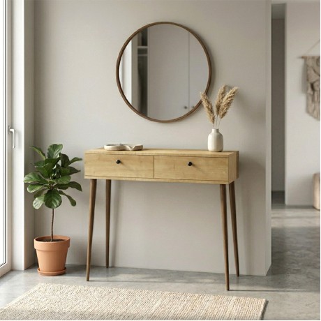 Alis Megapap melamine sideboard in sapphire oak color 110x29x88cm.