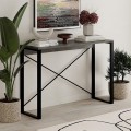 Archie Megapap melamine concole in grey retro - black color 110x35x75cm.