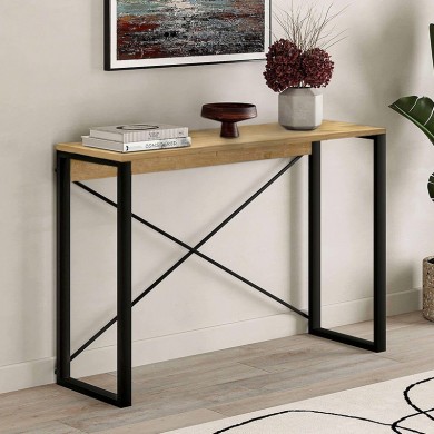 Archie Megapap melamine concole in sapphire oak color 110x35x75cm.