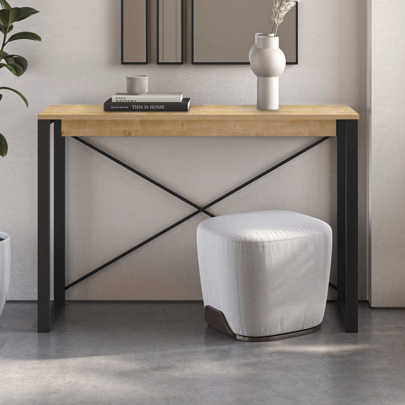 Archie Megapap melamine concole in sapphire oak color 110x35x75cm.