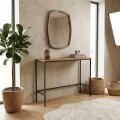 Canva Megapap metal - melamine sideboard in atlantic pine color 100x30x80cm.