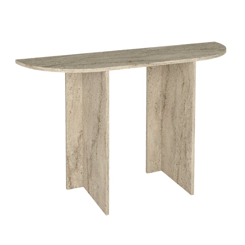 Κονσόλα Cortado Megapap χρώμα travertine 120x35x75εκ.