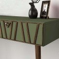 Forest Megapap melamine wall console in olive - walnut color 120x35x89,3cm.