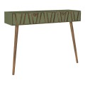 Forest Megapap melamine wall console in olive - walnut color 120x35x89,3cm.