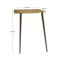Κονσόλα επιτοίχια Moca Megapap χρώμα sapphire oak 60x22x77εκ.