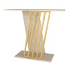 Gravity Megapap melamine console in travertine - gold color 90x29,6x76,8cm.
