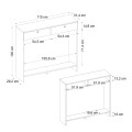 Opelya Megapap melamine dresser - Radiator cover color white 110x31.4x100cm.