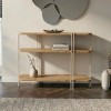 Κονσόλα Notus Megapap χρώμα sapphire oak 92x34,5x75εκ.