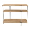 Κονσόλα Notus Megapap χρώμα sapphire oak 92x34,5x75εκ.