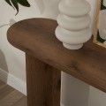 Sira Megapap melamine sideboard in walnut color 150x35x75cm.