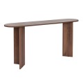 Sira Megapap melamine sideboard in walnut color 150x35x75cm.