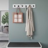 Flow Megapap wall hanger made of metal - melamine color white 63x1.8x9.8cm.