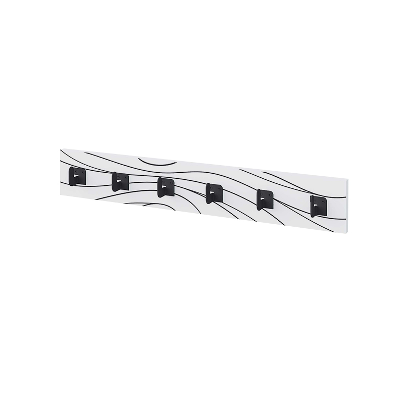 Flow Megapap wall hanger made of metal - melamine color white 63x1.8x9.8cm.