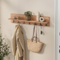 Κρεμάστρα τοίχου Kery Megapap χρώμα pine oak 91x11x20εκ.