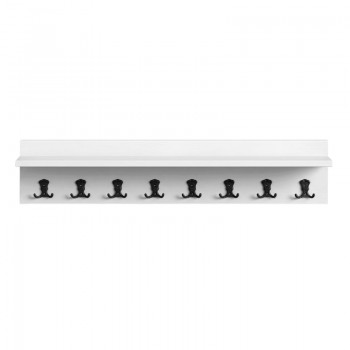Kery Megapap melamine wall hanger in white color 100x12x20cm.