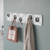 Vizy Megapap wall hanger made of metal - melamine color white 90x1.8x18cm.