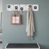 Vizy Megapap wall hanger made of metal - melamine color white 90x1.8x18cm.