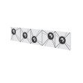 Vizy Megapap wall hanger made of metal - melamine color white 90x1.8x18cm.
