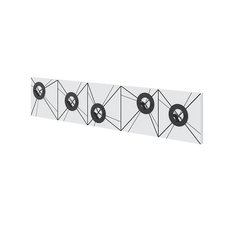 Vizy Megapap wall hanger made of metal - melamine color white 90x1.8x18cm.