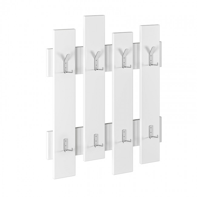 Κρεμάστρα τοίχου Wave Megapap χρώμα λευκό 64x4x81εκ. Κρεμάστρα τοίχου Wave Megapap χρώμα λευκό 64x4x81εκ.