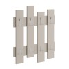 Κρεμάστρα τοίχου Wave Megapap χρώμα sandstone 64x4x81εκ.