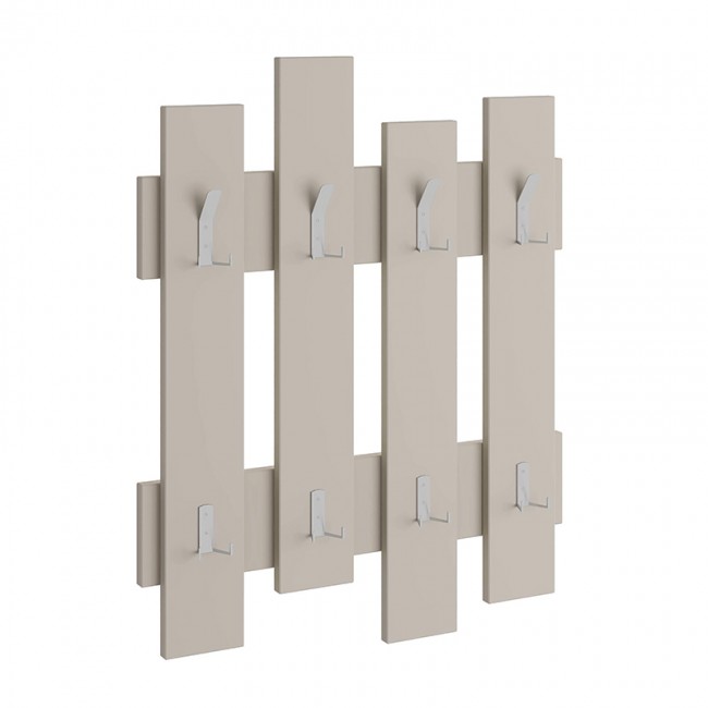 Κρεμάστρα τοίχου Wave Megapap χρώμα sandstone 64x4x81εκ.