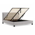 BECO Bed (for Mattress 150x200cm) Light Grey Fabric