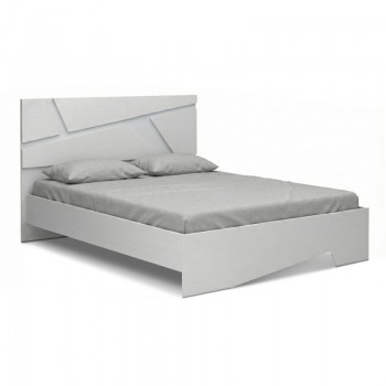 Κρεβάτι Efes Megapap χρώμα λευκό 160x200εκ.