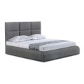 MAXIM Bed 160x200cm Grey Fabric