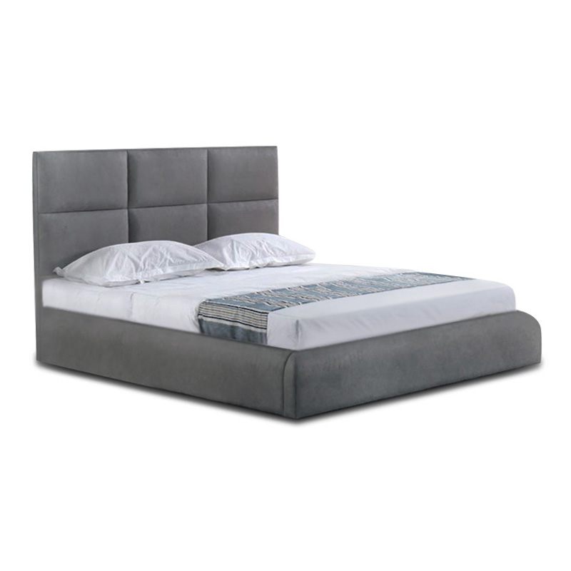 MAXIM Bed 160x200cm Grey Fabric