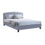 ODEON Bed (for Mattress 160x200cm) Fabric Grey
