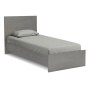 Troy Megapap melamine bed in concrete grey color 100x200cm.