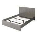 Troy Megapap melamine bed in concrete grey color 140x190cm.