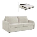 LESTER Καναπές - Κρεβάτι, Ύφασμα Μπεζ 180x98x89  Κρεβάτι:145x190cm