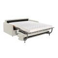 LESTER Καναπές - Κρεβάτι, Ύφασμα Μπεζ 180x98x89  Κρεβάτι:145x190cm