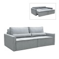 LIDRA Sofa-Bed 3-Seater / Fabric Grey