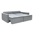 LIDRA Sofa-Bed 3-Seater / Fabric Grey