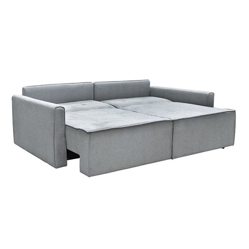 LIDRA Sofa-Bed 3-Seater / Fabric Grey