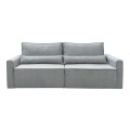 LIDRA Sofa-Bed 3-Seater / Fabric Grey