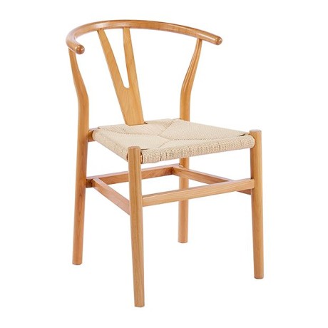 LIMA-W Chair Natural, Seat Paper Rope Natural