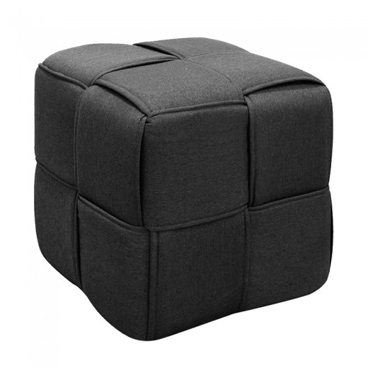 LINE ΣΚΑΜΠΟ BLACK ΥΦΑΣΜΑ 40X40X40εκ.