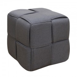 LINE ΣΚΑΜΠΟ GREY ΥΦΑΣΜΑ 40X40X40εκ.