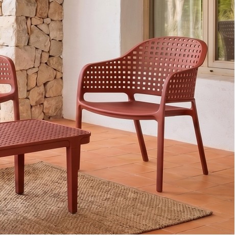MALAGA Set (4pcs) PP-UV Bordeaux