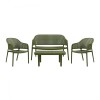MALAGA Set (4pcs) PP-UV Green