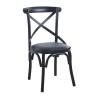MARLIN Chair Metal Black Paint/Black Pu