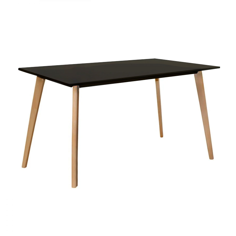MARTIN Table 120x70cm Natural / Black