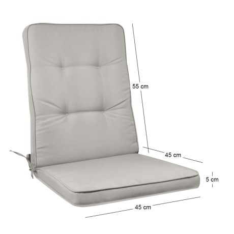 GORD Low Cushion Sandy 100(45+55)x45/5 cm