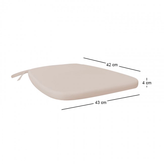 ILONA-DESTINY Cushion Pu Beige